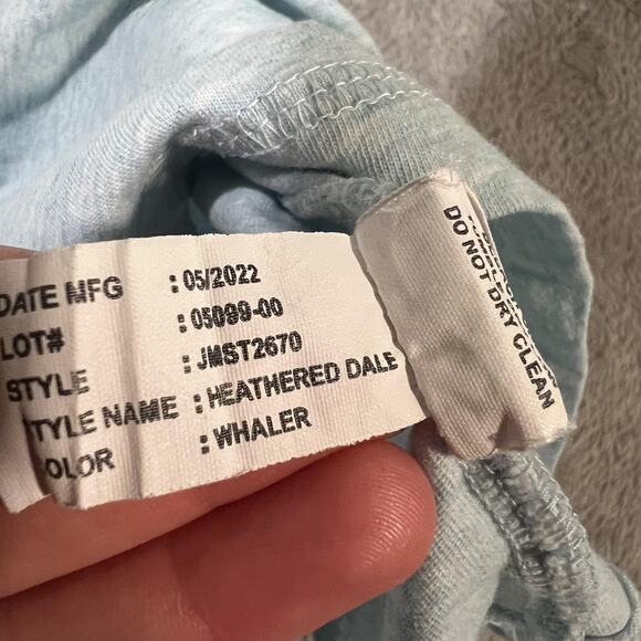 johnnie-O Shirt Mens Medium Heathered Blue Dale Pocket Tee Short Sleeve JMST2870 - Picture 6 of 8